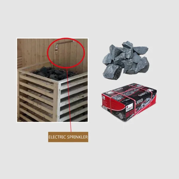 Premium Volcanic Sauna Stones for Steam Rooms