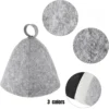 Premium Felt Sauna Hat for Steam Room