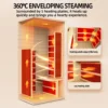 Home Infrared Sauna Room Hemlock Wood